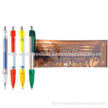 Plastic Banner Pens, Different Pantone Colors are Available